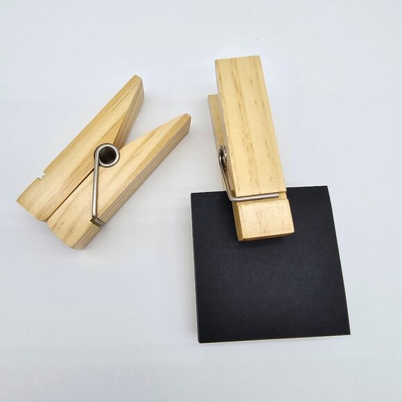 Jumbo Oversized Wooden Clothespins, 4"  - 2 Pieces - Picture 2 of 16